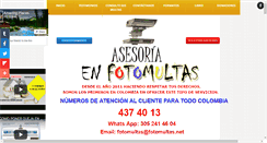 Desktop Screenshot of fotomultas.net