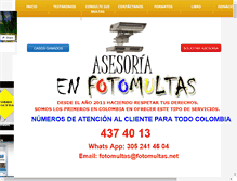 Tablet Screenshot of fotomultas.net